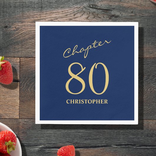 Blue Gold Chapter 80. Geburtstag Serviette