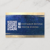 Blue Gold Class Feminine Celestial Visitenkarte (Rückseite)