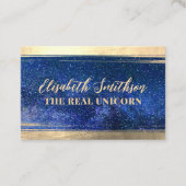 Blue Gold Class Feminine Celestial Visitenkarte (Vorderseite)