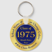 Blue Gold, Class of 1975, 50th Class Wiedersehen F Schlüsselanhänger (Rückseite)