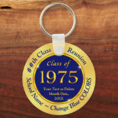 Blue Gold, Class of 1975, Class Wiedersehen Favors Schlüsselanhänger (Vorderseite)