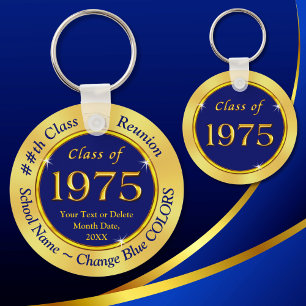 Blue Gold, Class of 1975, Class Wiedersehen Favors Schlüsselanhänger