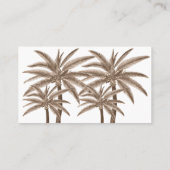 Blue Gold Compass Rose Beach Hochzeiten Platzkarte (Rückseite)