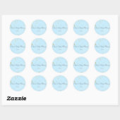 Blue & Gold Confetti Glam Dusche Sticker (Blatt)
