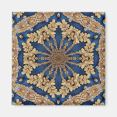 Blue Gold Decorative Magnet (Vorne)