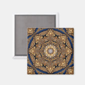 Blue Gold Decorative Magnet (Vorderseite/Rückseite)