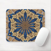 Blue Gold Decorative Mousepad (Mit Mouse)