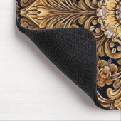 Blue Gold Decorative Mousepad (Ecke)