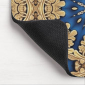 Blue Gold Decorative Mousepad (Ecke)