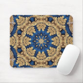 Blue Gold Decorative Mousepad (Mit Mouse)