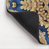 Blue Gold Decorative Mousepad (Ecke)