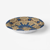 Blue Gold Decorative Paper Bowls Pappteller (Gewinkelt)