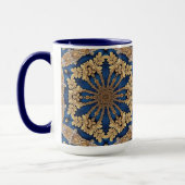 Blue Gold Decorative Tasse (Links)