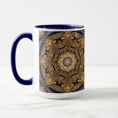 Blue Gold Decorative Tasse (Links)