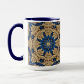 Blue Gold Decorative Tasse (Links)