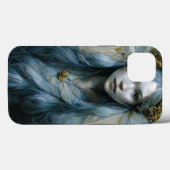 Blue Gold Fairy Fantasy Art Case-Mate iPhone Fall Hülle (Rückseite (Horizontal))