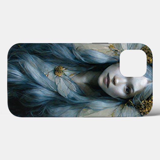 Blue Gold Fairy Fantasy Art Case-Mate iPhone Fall Hülle (Rückseite (Horizontal))