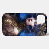 Blue Gold Fairy Fantasy Art Case-Mate iPhone Hülle (Rückseite (Horizontal))