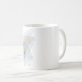Blue Gold Feuerwerk USA Kaffeetasse (VorderseiteRechts)