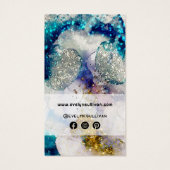 Blue Gold Glitzer Aquarellpackung (Rückseite)