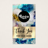 Blue Gold Glitzer Aquarellpackung (Vorderseite)