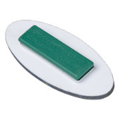 Blue & Gold Glitzer School Football Team Sports Namenschild (Rückseite)