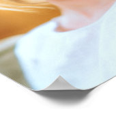 Blue Gold Graduate Foto 2023 Graduation Party Poster (Ecke)