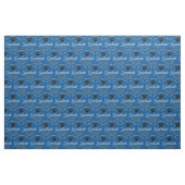 Blue Gold Graduate Personalisierter Abschluss Stoff (Fat Quarter (45,7 x 55,9 cm))