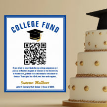 Blue Gold Graduate Uni Fund QR Code