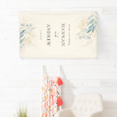 Blue Gold (Imitat) Beige Wedding Collection Banner (Insitu)