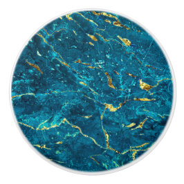 Blue Gold Imitate Marmorstein Moderne Keramik Pull Keramikknauf