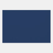 Blue & Gold Kariert Geschenkpapier Set (Vorderseite 2)