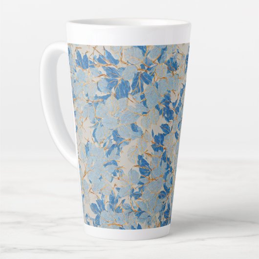 Blue Gold Leaf Milchtasse (Linke Ecke)