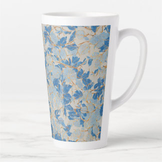 Blue Gold Leaf Milchtasse