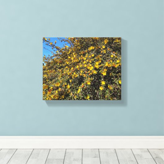 Blue & Gold Leinwanddruck (Insitu (Holzboden))