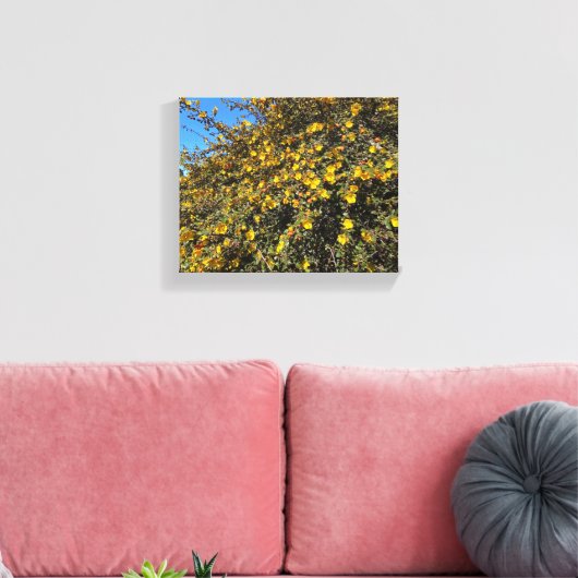 Blue & Gold Leinwanddruck (Insitu (Wohnzimmer))