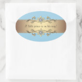 Blue Gold Little Prince Umschlag Aufkleber (Tasche)