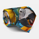 Blue & Gold Macaw-Krawatte Krawatte (Gerollt)