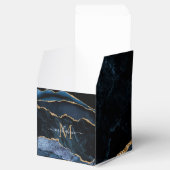 Blue Gold Marble Geschenkboxen Individuelle Name L Geschenkschachtel (Geöffnet)