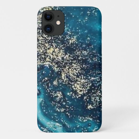 Blue Gold Marmor Case Mate Barely There Apple (Rückseite)
