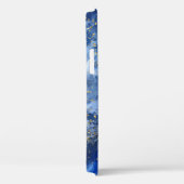 Blue Gold Marmor: Luxus Textur. Case-Mate iPhone Hülle (Rückseite / Rechts)