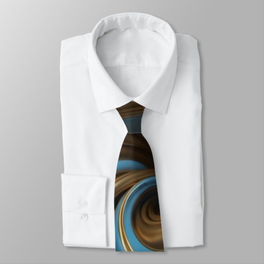 Blue Gold Marvel Krawatte (Gebunden)