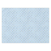 Blue Gold Meerjungfrau Thema Baby Dusche Geburtsta Tischdecke (Vorderseite (Horizontal))