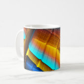 Blue-Gold Metallic Pattern 33 Kaffeetasse (Vorderseite Links)