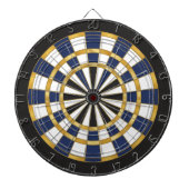 Blue Gold Professional Dartboard Wall Art Dartscheibe (vorne)