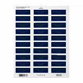 Blue Gold Professional Trendiger Eigener Name (Vorne)