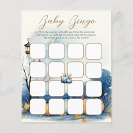 Blue Gold Pumpkin Brautparty Bingo Games