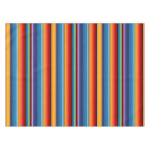 Blue Gold Red Mexican Sarape Tischdecke (Vorderseite (Horizontal))