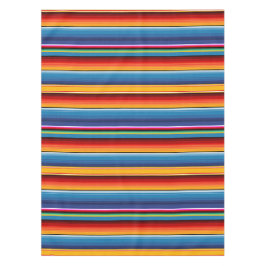 Blue Gold Red Mexican Sarape Tischdecke