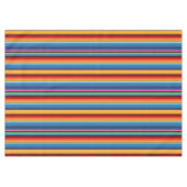 Blue Gold Red Mexican Sarape Tischdecke (Vorderseite (Horizontal))